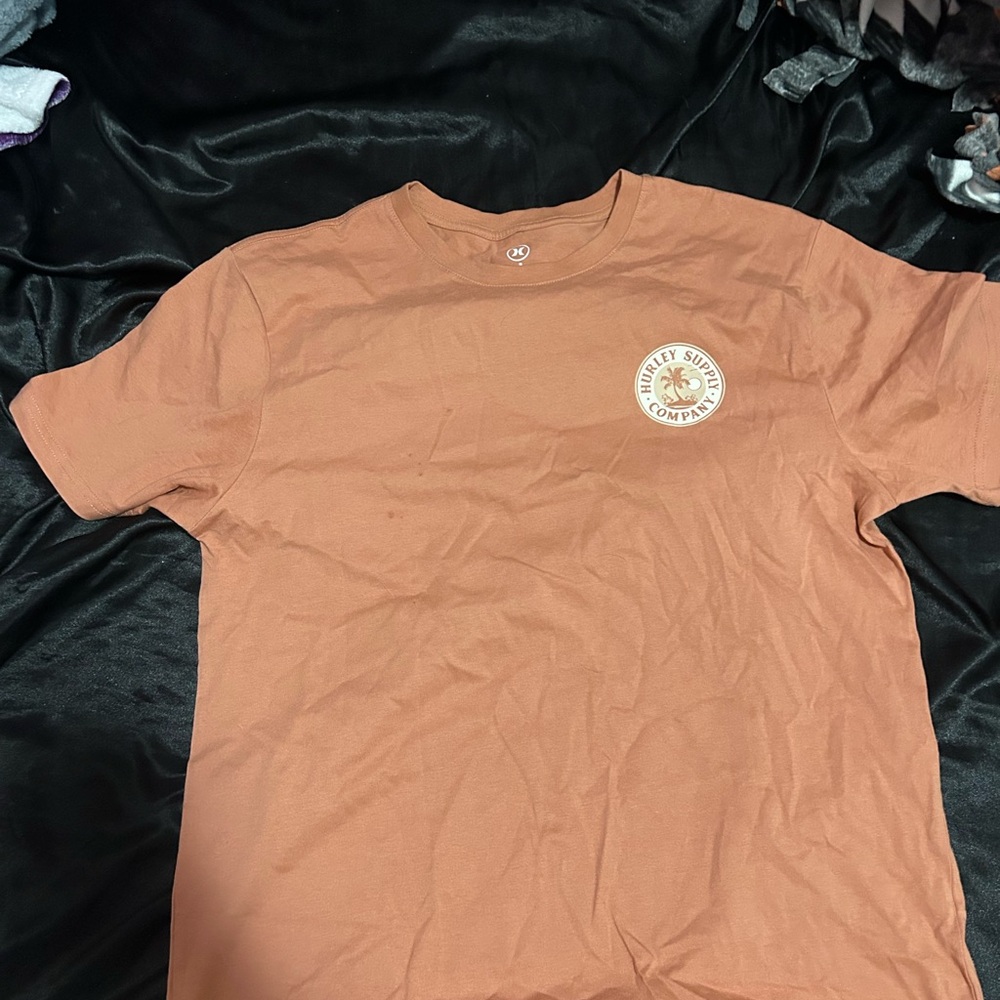 Hurley Orange Short Sleeve Tee